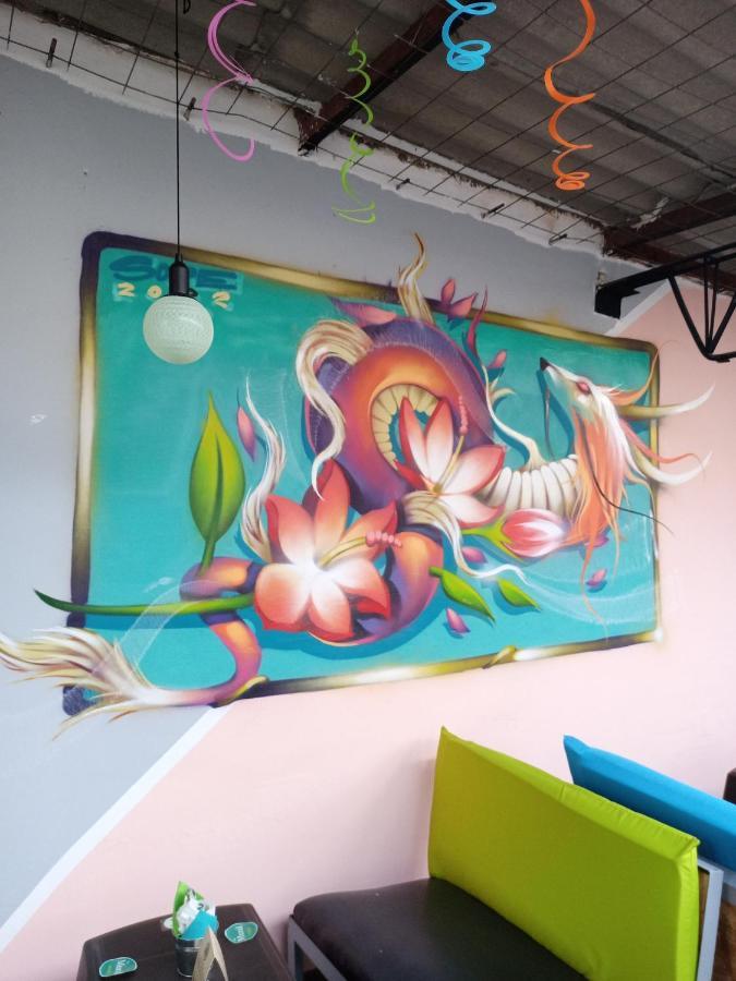 The Mural Hostel Bogotá Eksteriør billede