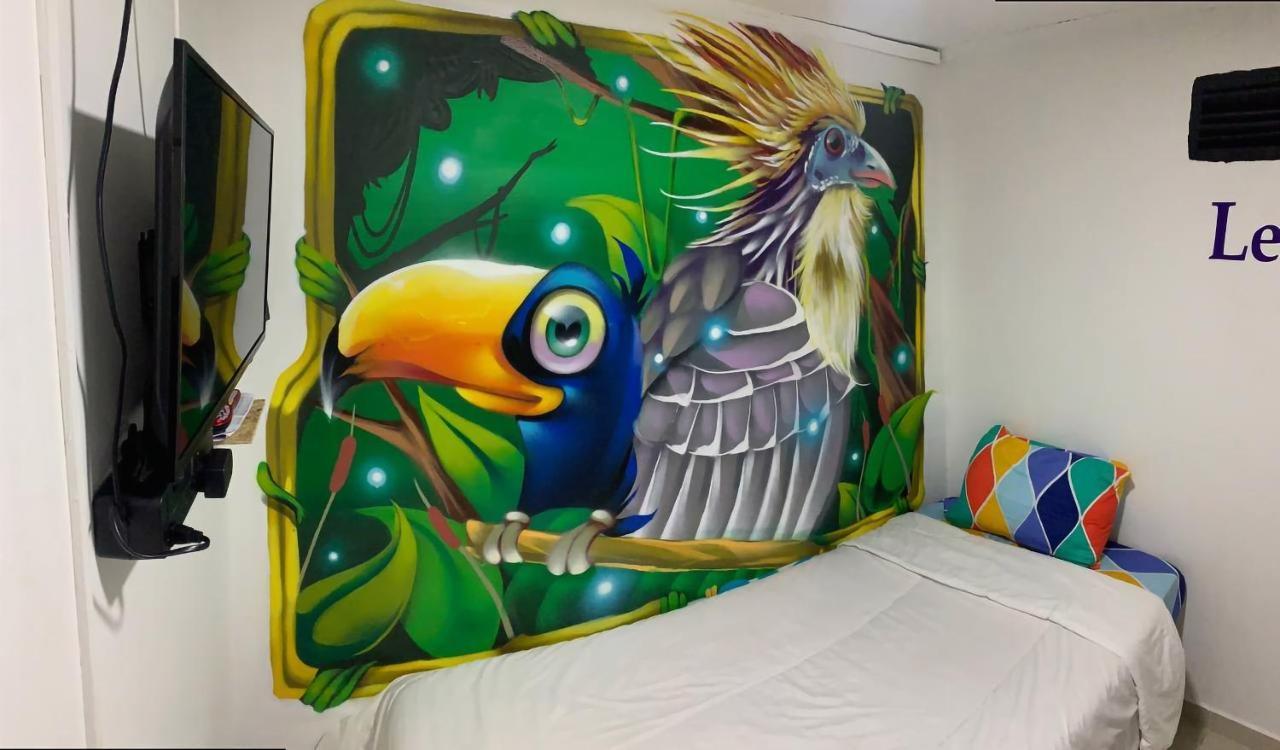 The Mural Hostel Bogotá Eksteriør billede